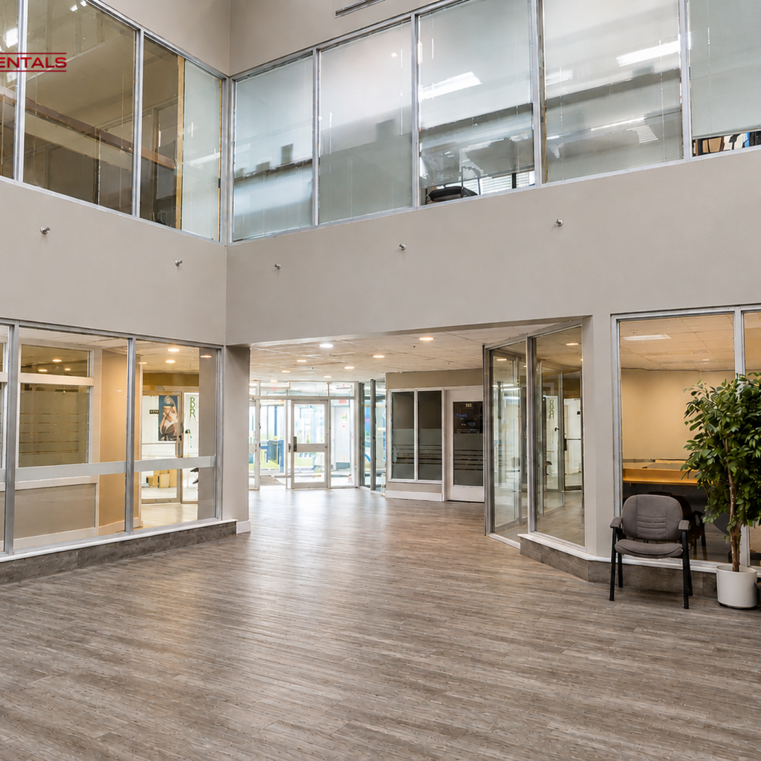 Office Building Lobby at 9804 100 ave Grande Prairie, AB