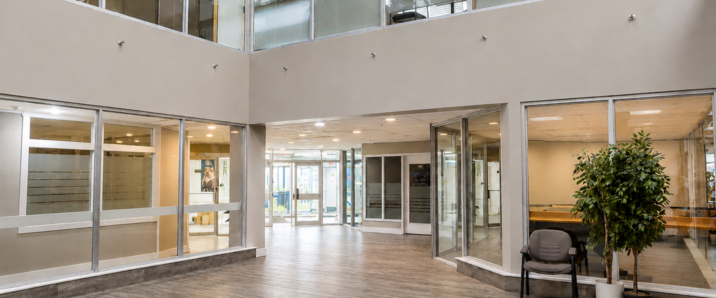 Office Building Lobby at 9804 100 ave Grande Prairie, AB