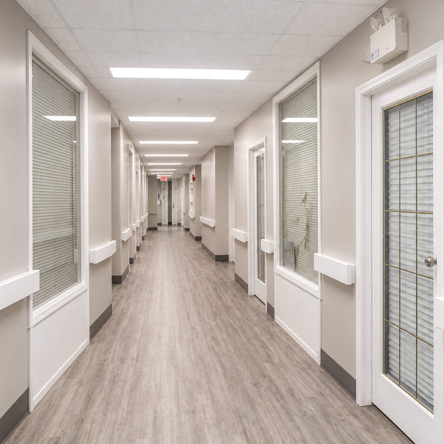 Office Building 3rd Floor Hall at 9804 100 ave Grande Prairie, AB