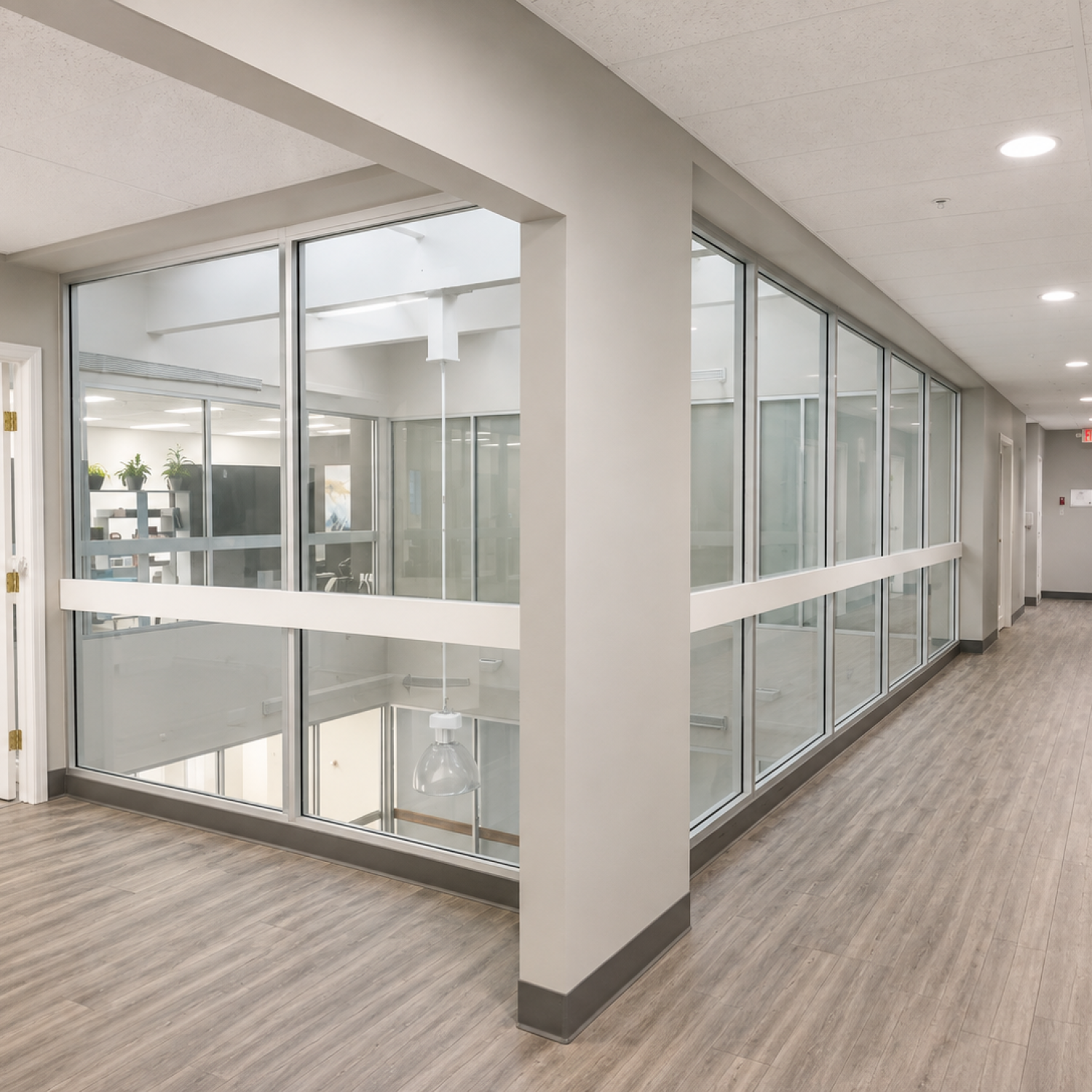 Office Building 3rd Floor Hall at 9804 100 ave Grande Prairie, AB