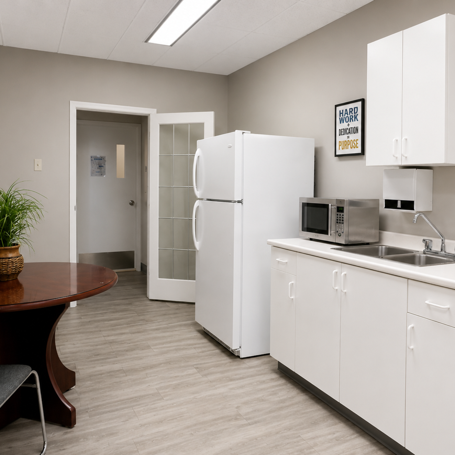 Office Building 3rd Floor Kitchen at 9804 100 ave Grande Prairie, AB