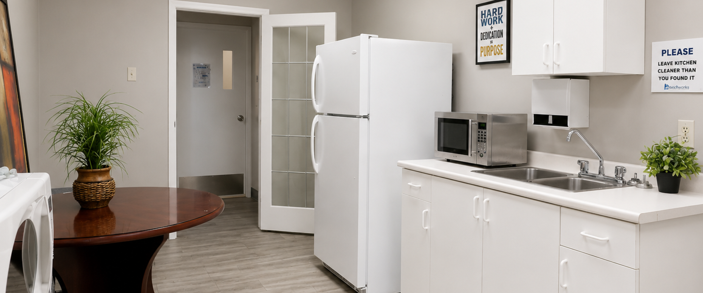 Office Building 3rd Floor Kitchen at 9804 100 ave Grande Prairie, AB